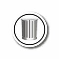Ergomat 24in CIRCLE SIGNS - Trash Can DSV-SIGN 576 #3012 -UEN